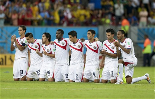 Costa Rica vence Grécia e vai para as quartas de final (Petr David Josek/AP/Direitos Reservados)
