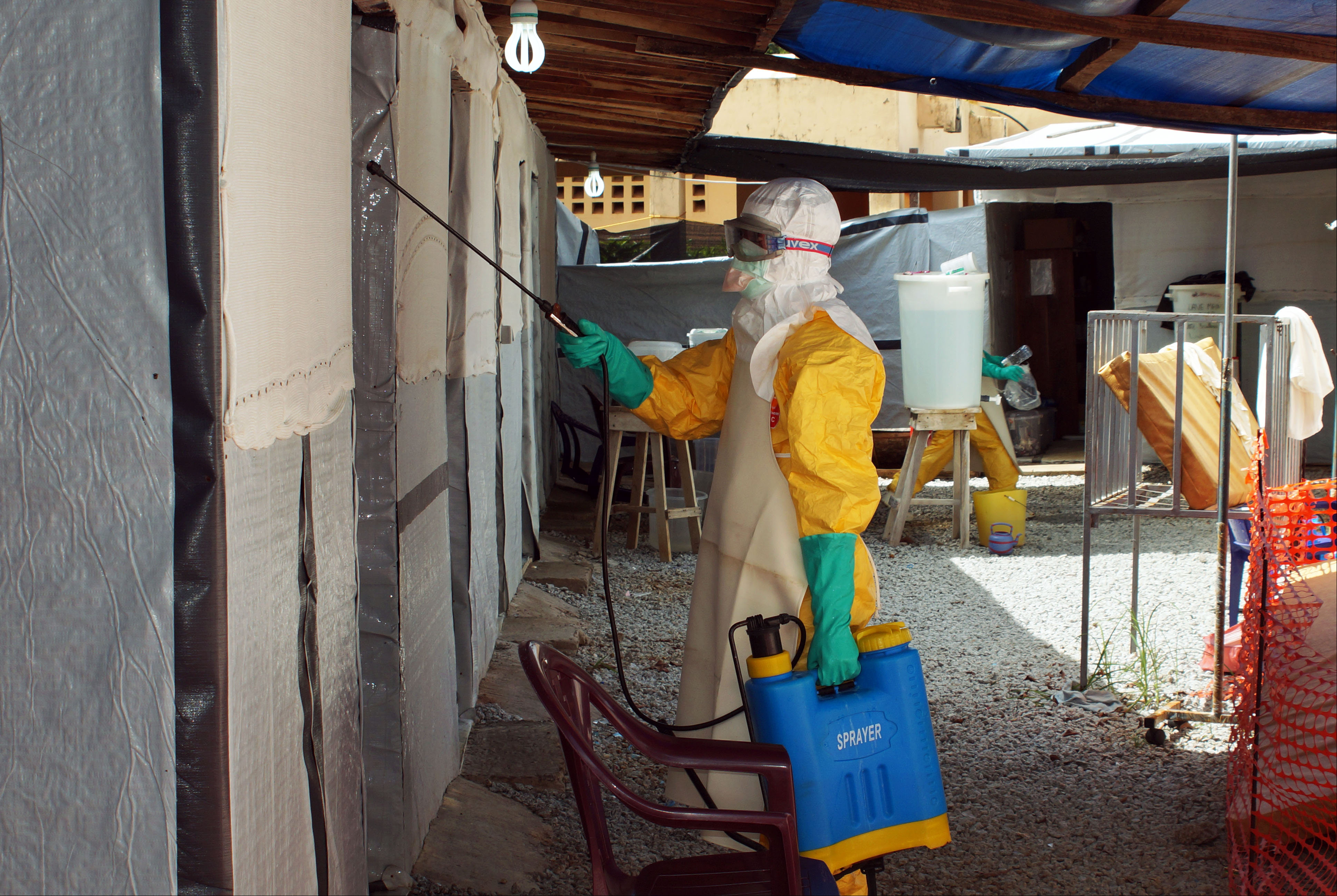 Centro de tratamento contra o ebola (Luis Fonseca/Agência Lusa/Direitos Reservados)