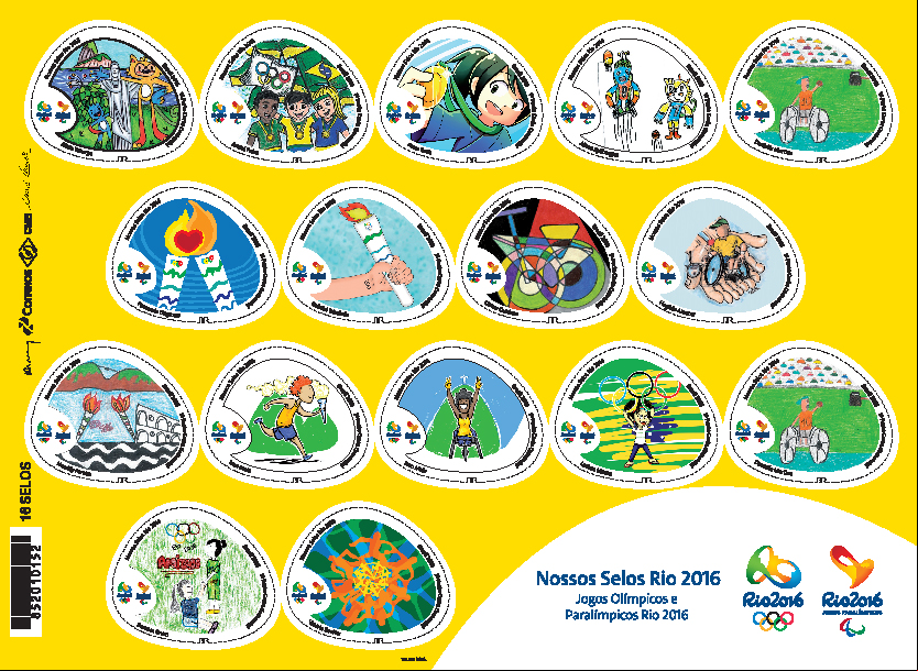 Novos selos para a Rio 2016