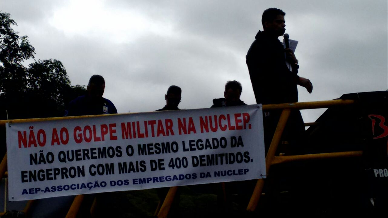 Mobilização de empregados da Nuclep