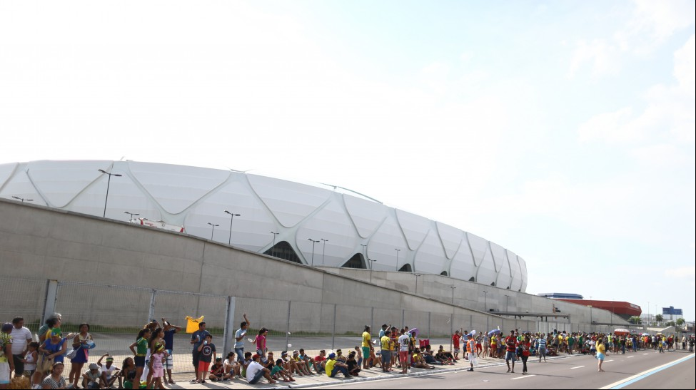 Treino aberto da seleção brasileira de futebol em Manaus (Divulgação/CBF)
